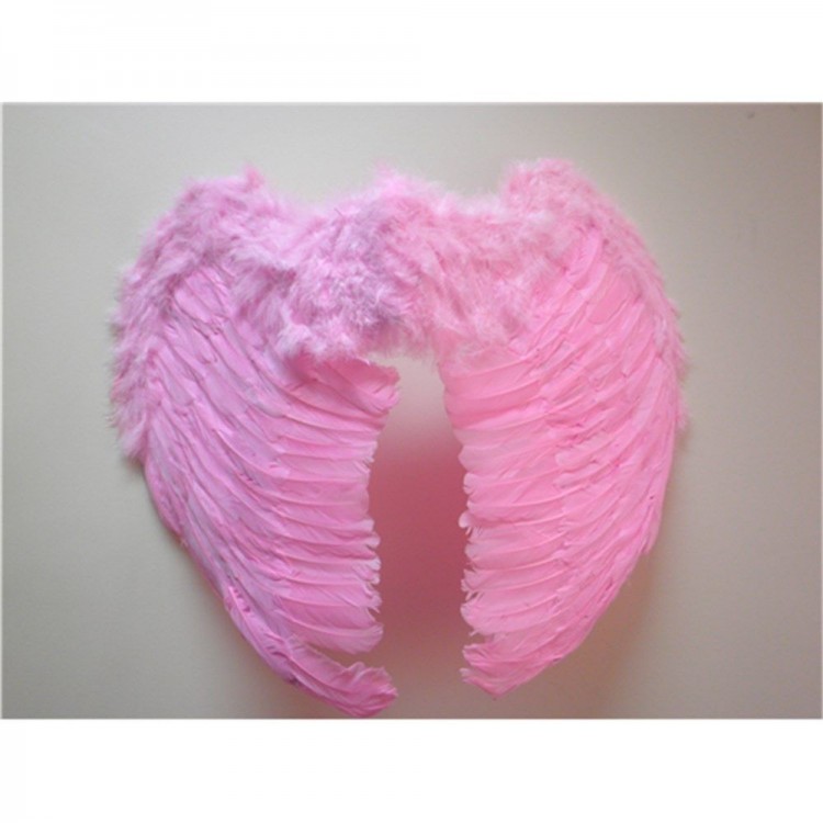Mega Boy Pink Fuzzy Angel Wings 100x85 cm