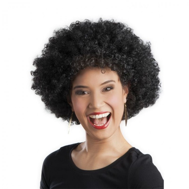 Black Curly Afro Bonus Wig Party Wig