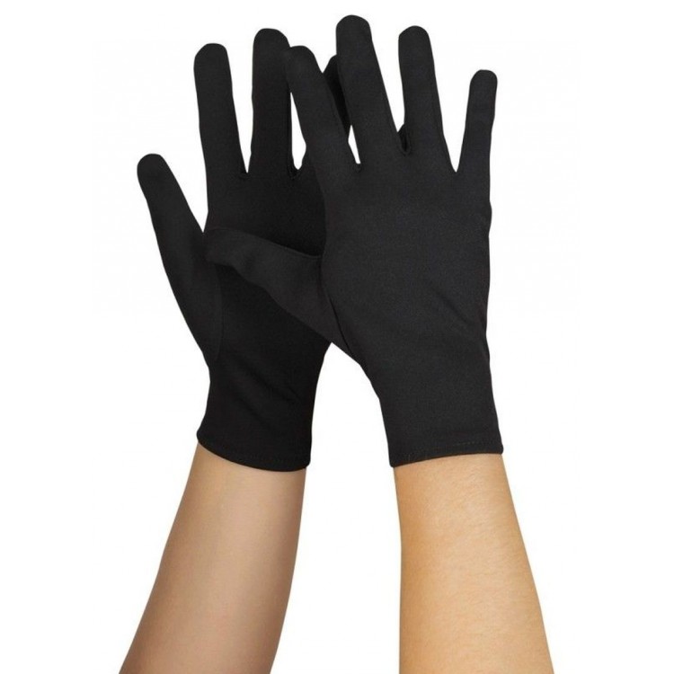 Black Adult Size Stretch Performance Gloves Black Adult Size Stretch Performance Gloves