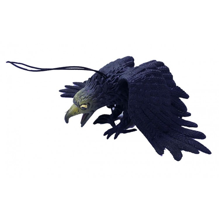 Black Soft Plastic Joke Eagle Bat Keychain Joke Material Black Soft Plastic Joke Eagle Bat Keychain Joke Material