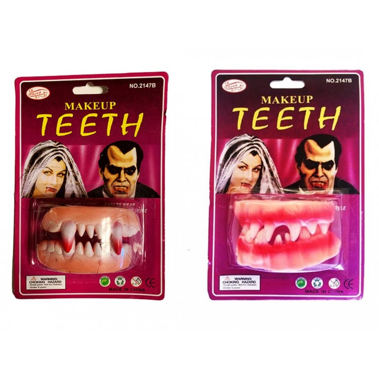 Fake Vampire Teeth 2 pieces, vampire and sparse model Fake Vampire Teeth 2 pieces, vampire and sparse model