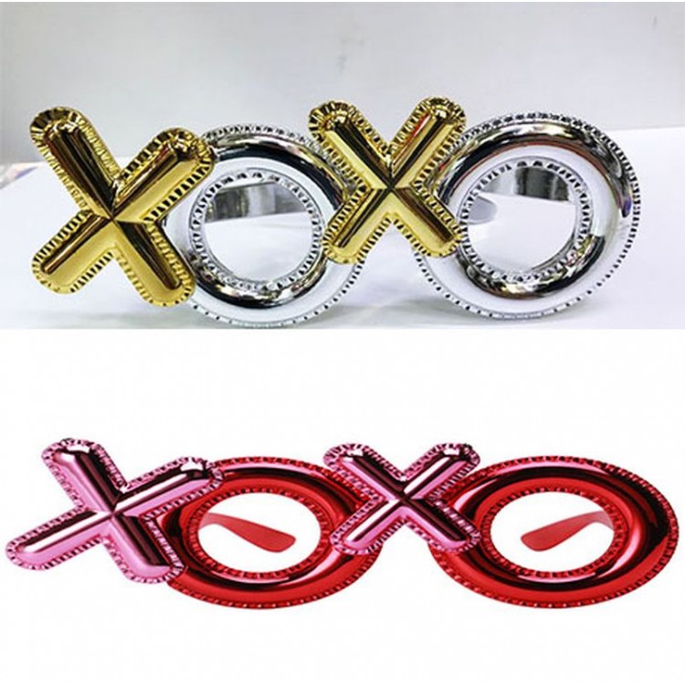 Xoxo Party Glasses 2 Colors 2 Pieces