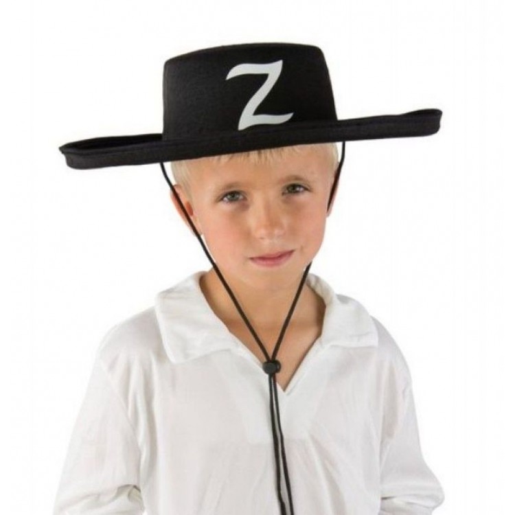 Z-Logo Children's Zorro Hat with String