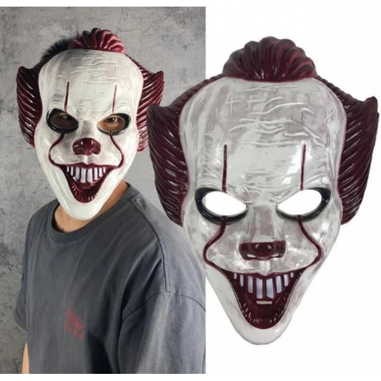 Plastic Joker Mask Killer Clown Mask