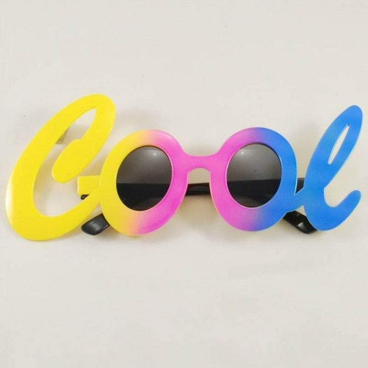 Cool Printed Colorful Party Glasses 21x8 cm Cool Printed Colorful Party Glasses 21x8 cm