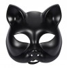 Black Color Luxury Cat Mask 12x13 cm Black Color Luxury Cat Mask 12x13 cm