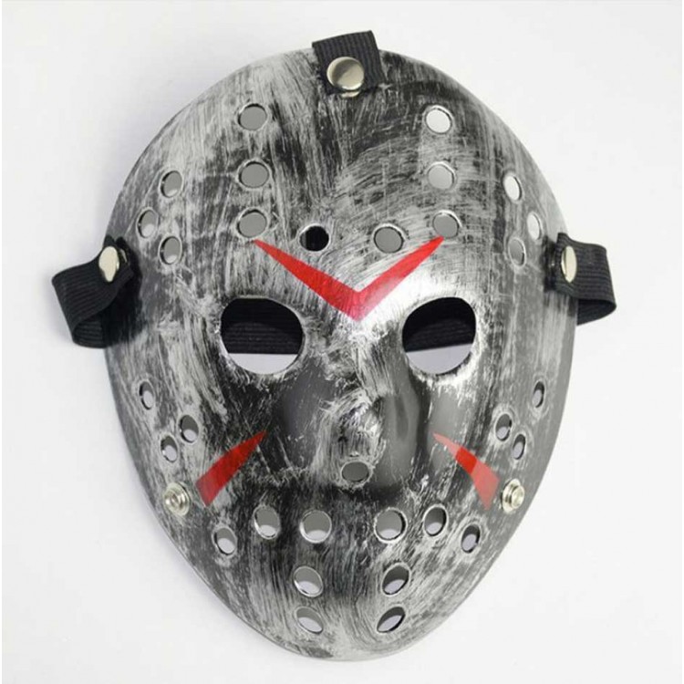 Jason Mask Hannibal Mask Metal Silver Color 20x25 cm Jason Mask Hannibal Mask Metal Silver Color 20x25 cm