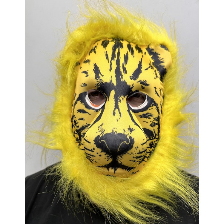 Yellow-Maned, Blonde-Haired Lion Mask Mega Plush 2 No.