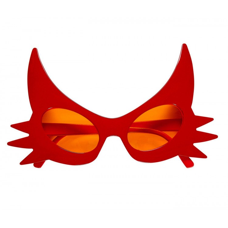 Red Mustache Design Cat Glasses 19x11 cm