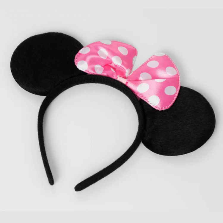 Pembe Fiyonklu Minnie Mouse Tacı Mini Kulak Pembe Fiyonklu Minnie Mouse Tacı Mini Kulak