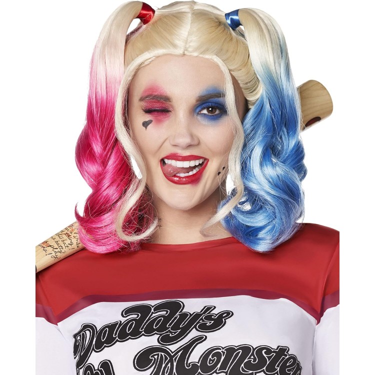 Suicide Squad Harley Quinn Kostüm Peruk Suicide Squad Harley Quinn Kostüm Peruk