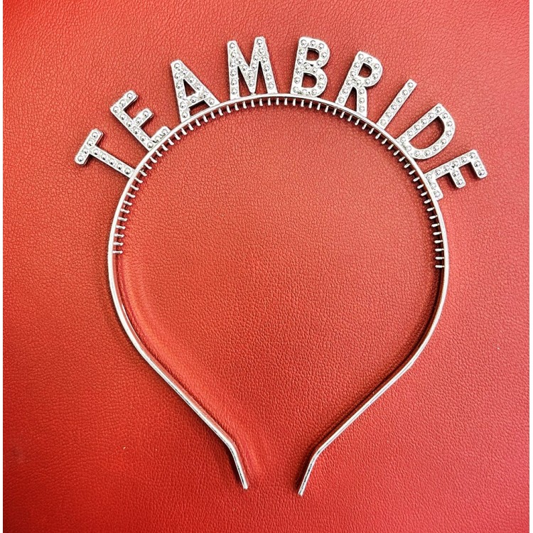 Gümüş Renk Team Bride Taç Plastik – Gelin ve Nedime Tacı Gümüş Renk Team Bride Taç Plastik – Gelin ve Nedime Tacı