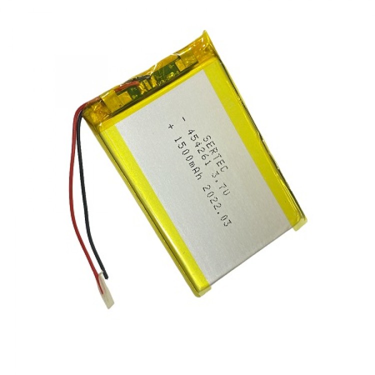454261 3.7V 1500 MAh Li-Polymer Battery (Circuited/1.5A)