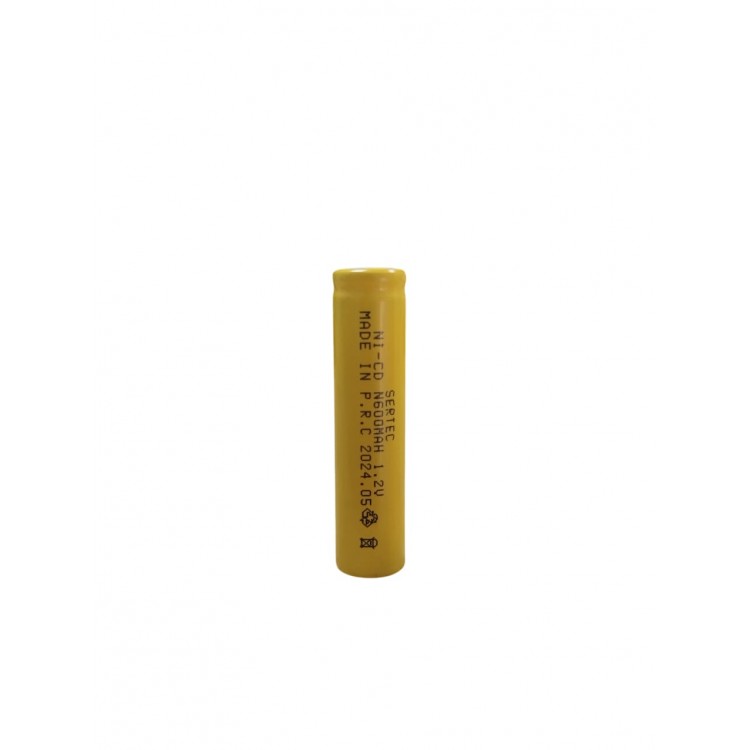 1.2V 600 mAh - N Size - Ni-CD Rechargeable Battery - (Flat Head)