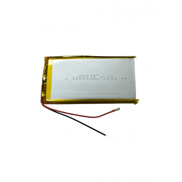 1260110 3.7V 10.000mAh Li-Polymer Pil Devreli/1.5A 1260110 3.7V 10.000mAh Li-Polymer Pil Devreli/1.5A