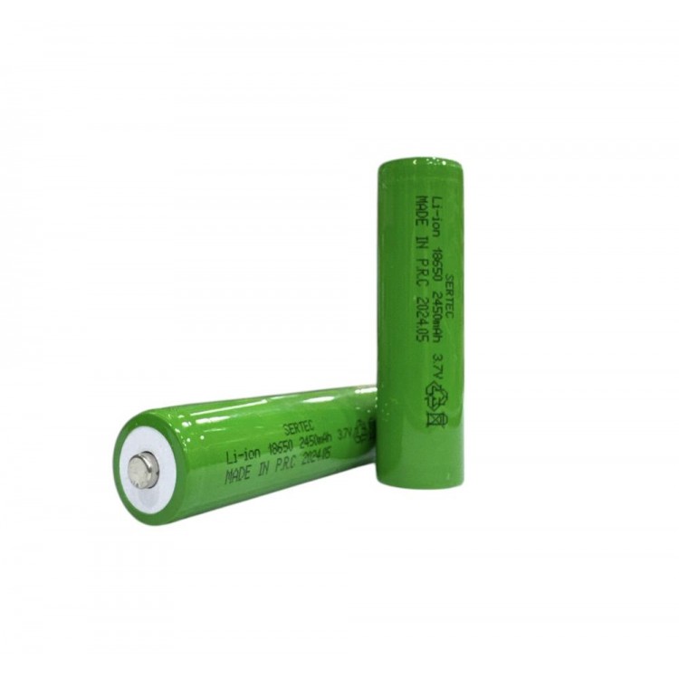18650 3.7V 2450 Mah 1C Li-ion Şarjlı Pil Başlı 18650 3.7V 2450 Mah 1C Li-ion Şarjlı Pil Başlı