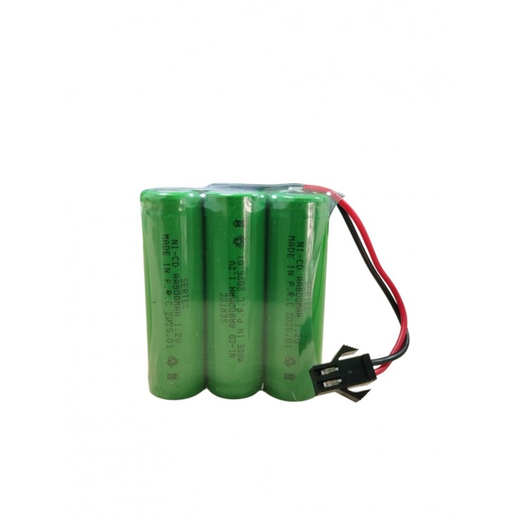 SERTEC 3.6V 3S1P AA 800 MAH KABLO + SİYAH KONNEKTÖRLÜ OYUNCAK PİLİ SERTEC 3.6V 3S1P AA 800 MAH KABLO + SİYAH KONNEKTÖRLÜ OYUNCAK PİLİ