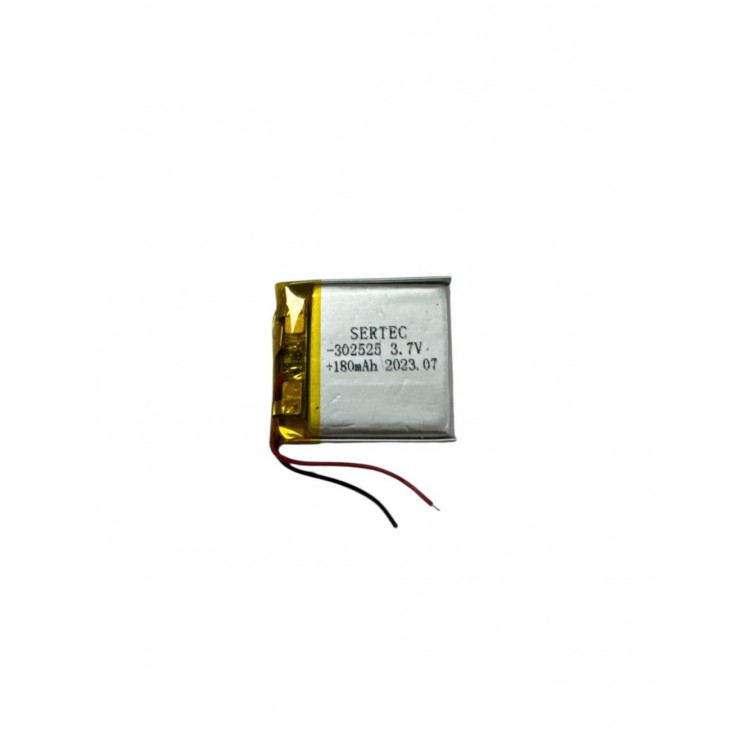 302525 3.7V 180mAh Li-Polymer Pil Devreli/1.5A