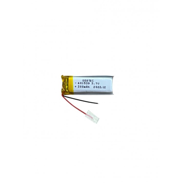 601539 3.7V 300 MAh Li-Polymer Pil Devreli/1.5A