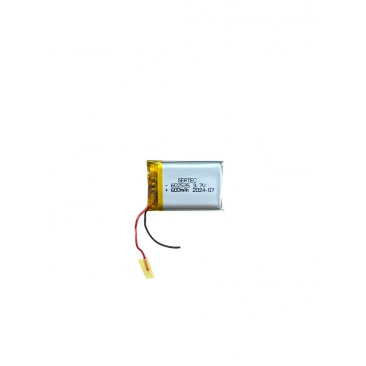 602535 3.7V 600 MAh Li-Polymer Pil Devreli/1.5A