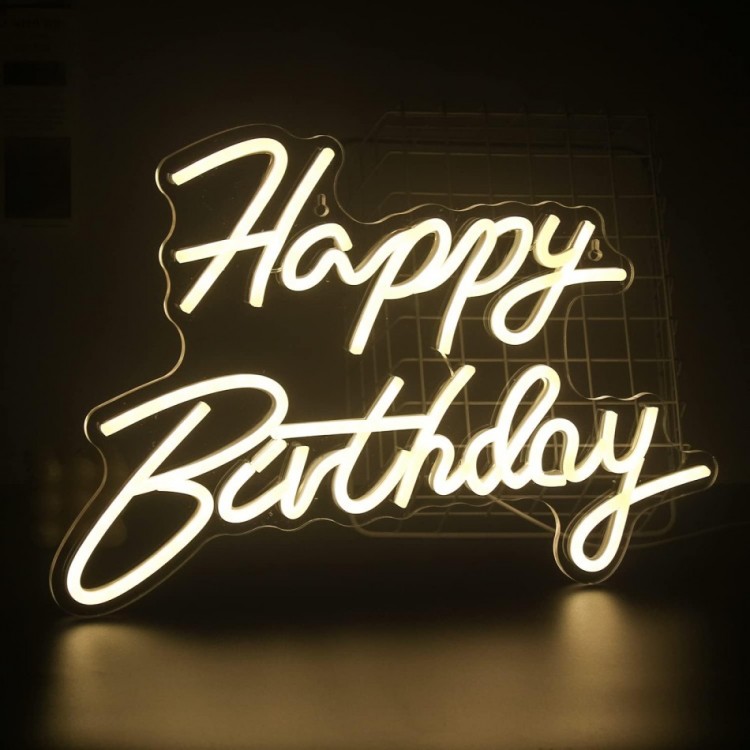 HAPPY BIRTHDAY Neon LED Sign HAPPY BIRTHDAY Neon LED Sign