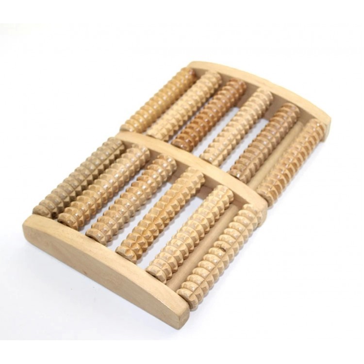 12 Silindirli Ahşap Ayak Masaj Aleti MZ-511A 12 Silindirli Ahşap Ayak Masaj Aleti MZ-511A