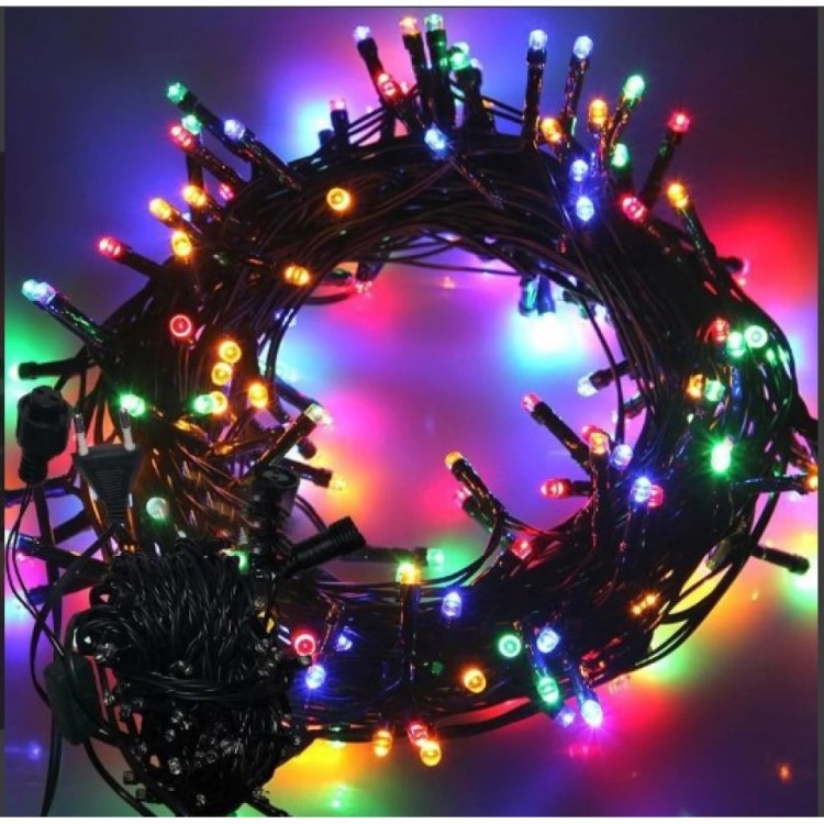 10M 100 LED Bead Lamp RGB Light Black Cable MZ-18-10 10M 100 LED Bead Lamp RGB Light Black Cable MZ-18-10