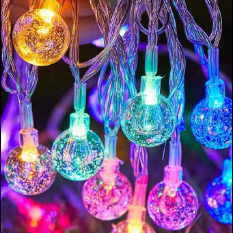 3 M 20 LED Crystal Ball RGB Battery-Operated MZ-308