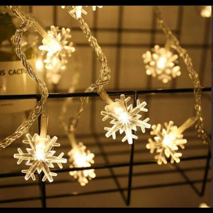 Snowflake 5 M 28 LED Daylight Snowflake 4 cm MZ-16-18