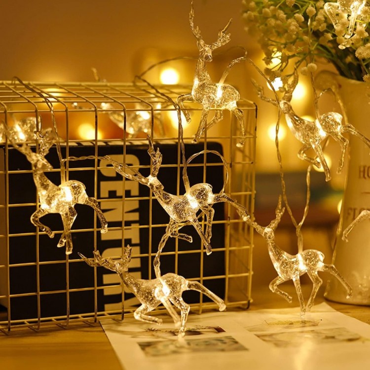 2 M 10-Piece Deer-Patterned String LED Light MZ-11