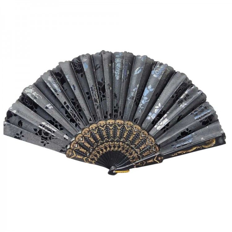 Plastic Fabric Fan Set of 12 OB-022