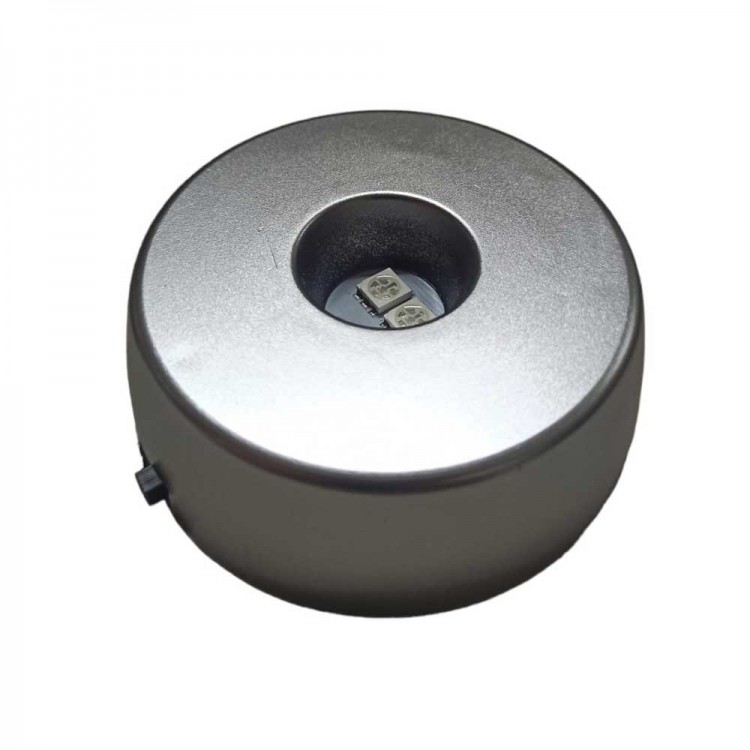 Astronaut Illuminated Glass Globe 6 Cm with Plastic Base