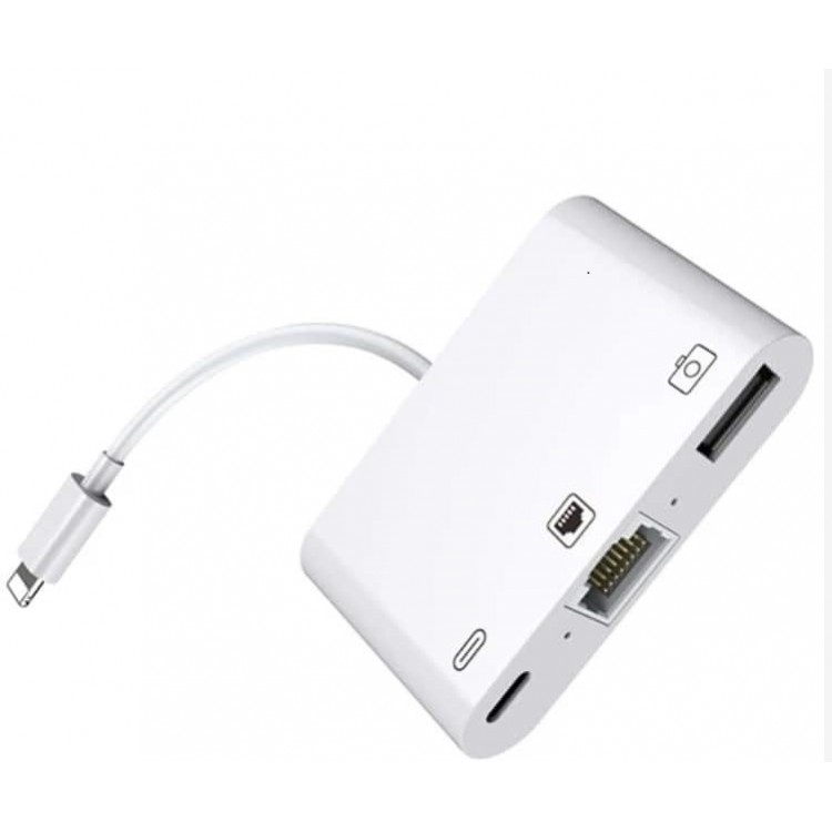ZR461 Nk107 Lightning Çoklu Ethernet Adaptör