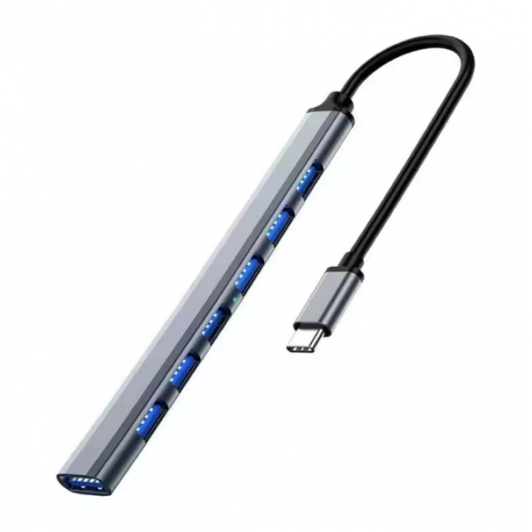 ZR289 Ads 303/C Type-C 7 Port Metal Usb Hub ZR289 Ads 303/C Type-C 7 Port Metal Usb Hub
