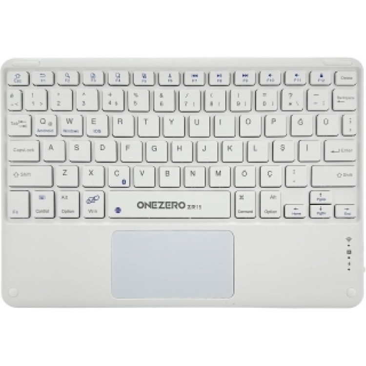 R15K Beyaz Bluetooth Touchoad Klavye