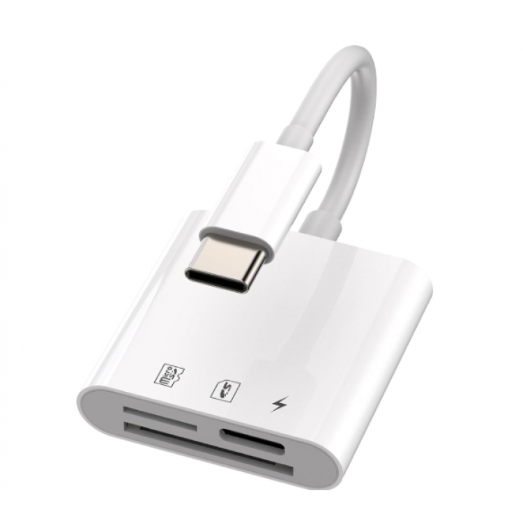 ZR498 Nk-1011Tc Type-C 3 İn 1 Memory Card Reader ZR498 Nk-1011Tc Type-C 3 İn 1 Memory Card Reader