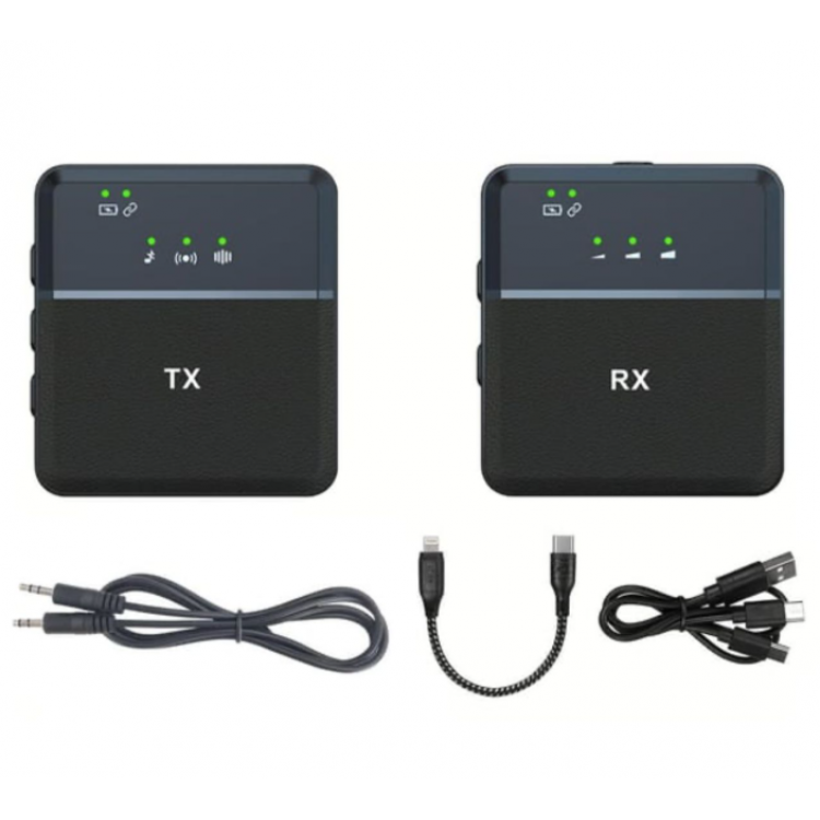ZR558 Sx9 Rx Tx Lightning Type-C Aux Mikrofon ZR558 Sx9 Rx Tx Lightning Type-C Aux Mikrofon