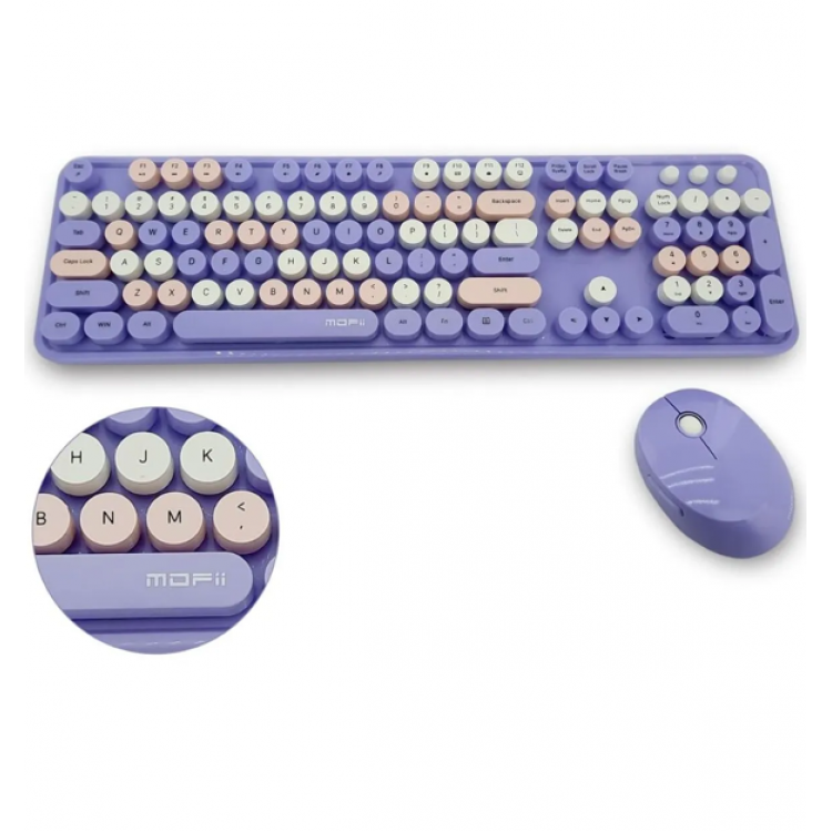 Mofii Mor Sweet Dm Combo Klavye Mause Set Mofii Mor Sweet Dm Combo Klavye Mause Set