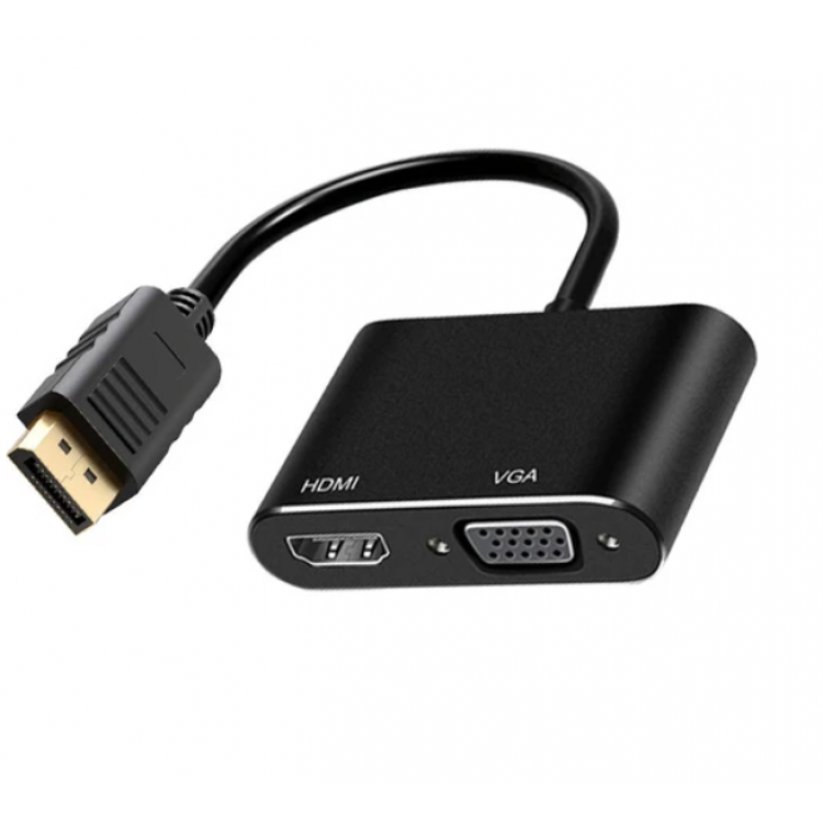 ZR723 Dp To Hdmı+Vga Çevirici