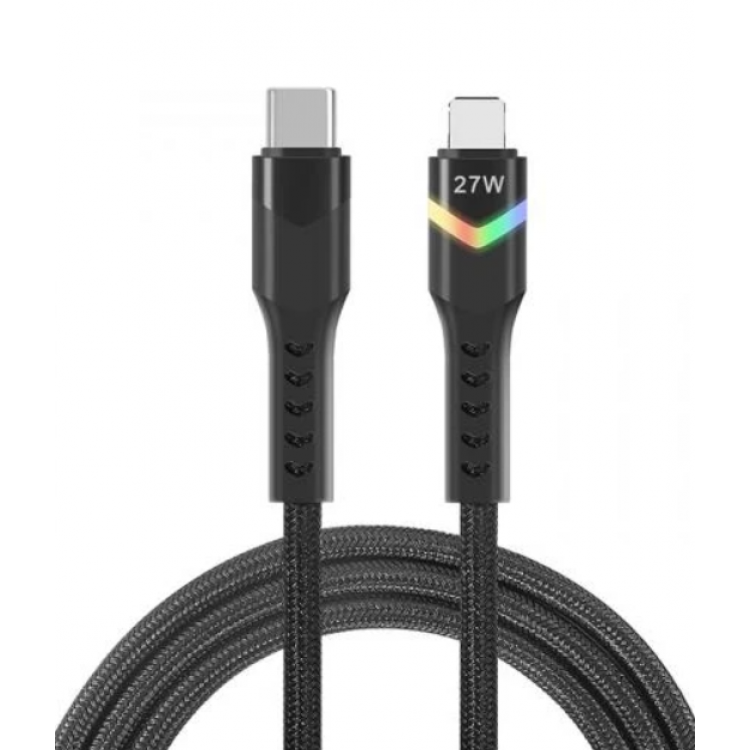 ZR536 Type-C To Lightning 27W Ledli Pd Kablo 1 M ZR536 Type-C To Lightning 27W Ledli Pd Kablo 1 M