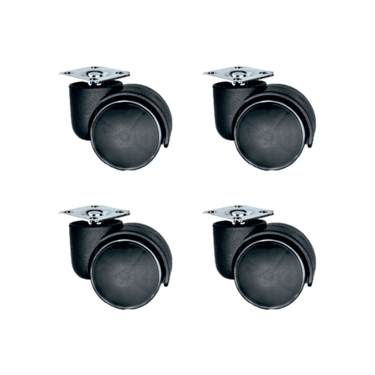 Bürosit Plastik Tablalı Teker - 50MM HKS151 - 4 Adet