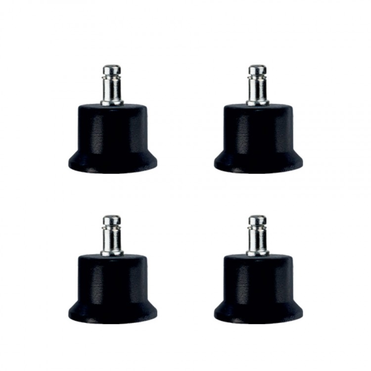 Bekleme Bingo Ayak Geçmeli Pimli - 50MM - Siyah 11MM HKS282 - 4 Adet