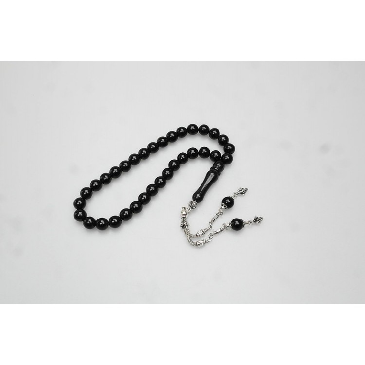 Plain Oltu Tightened Prayer Beads Plain Oltu Tightened Prayer Beads
