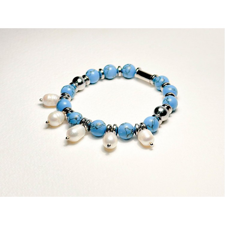 SAPPHIRE MOON RUBBER BRACELET