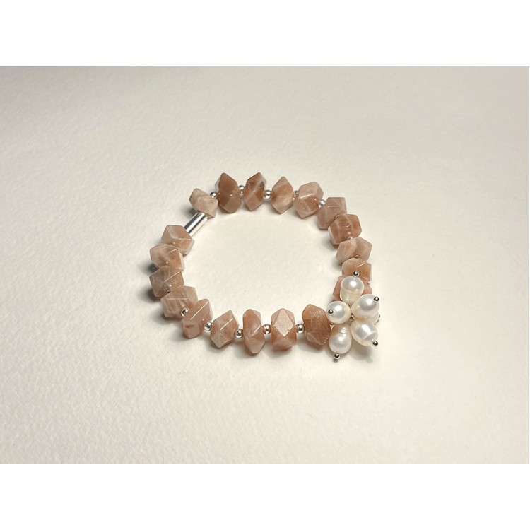 LUMIN SUNSTONE RUBBER BRACELET
