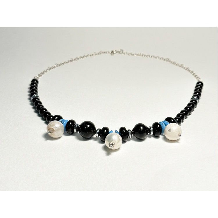 MIXED PEARL NECKLACE MIXED PEARL NECKLACE