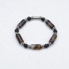 AGATE STONE CUTTING LINE RUBBER BRACELET