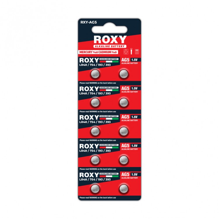 AG5 LR48/LR754/193/393 52 Mah Alkalin Düğme Pil 10 Lu Paket AG5 LR48/LR754/193/393 52 Mah Alkalin Düğme Pil 10 Lu Paket