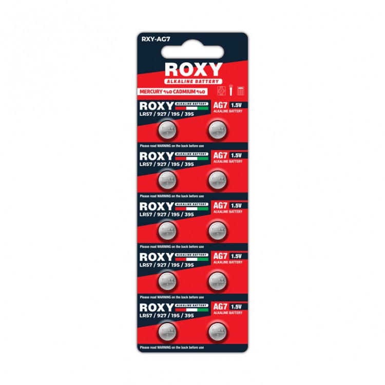 AG7 LR57/LR927/195/395 44 Mah Alkalin Düğme Pil 10 Lu Paket AG7 LR57/LR927/195/395 44 Mah Alkalin Düğme Pil 10 Lu Paket