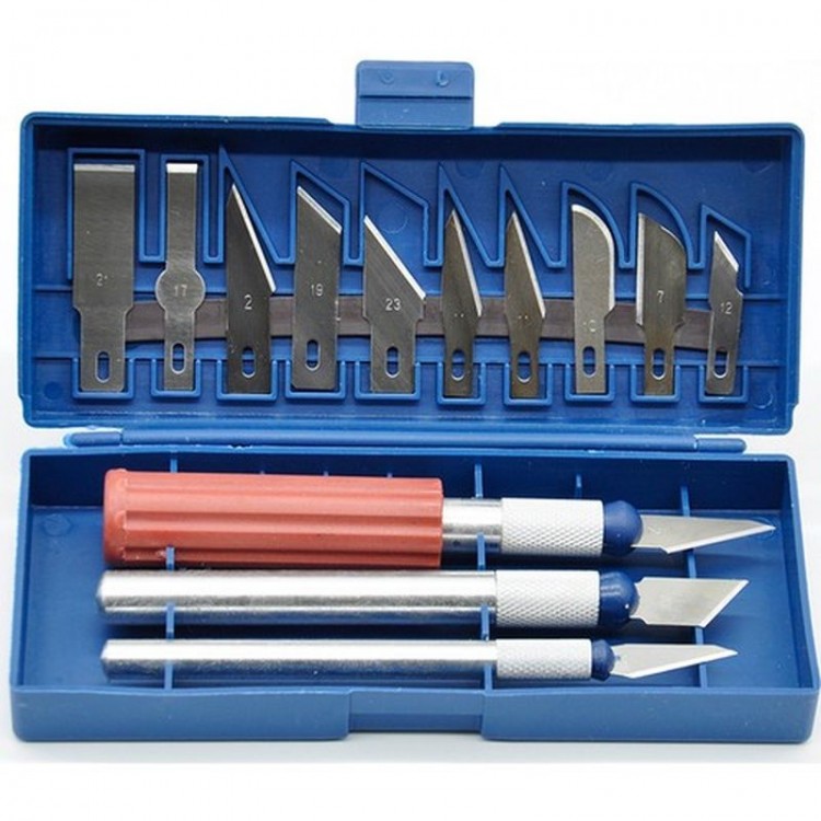 Hobby Craft Knife Set, 16 Pieces